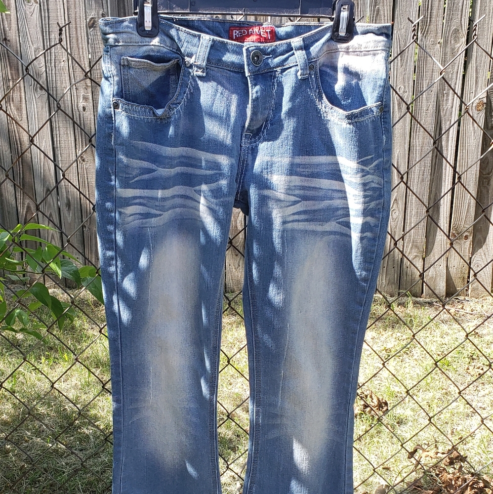 Red Rivet pants 13